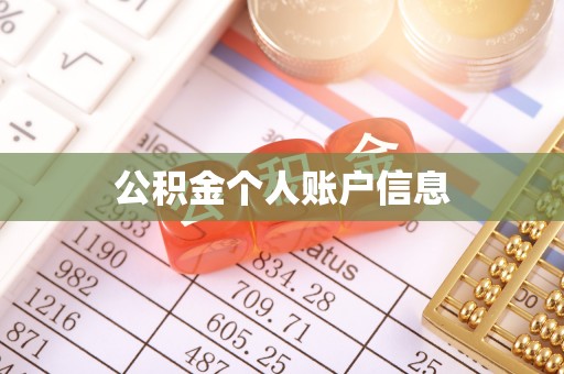 盐埕公积金个人账户信息