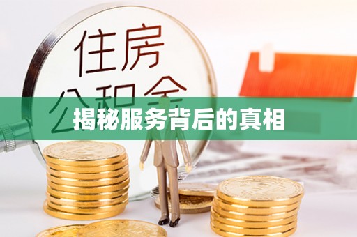 盐埕揭秘服务背后的真相