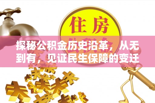 盐埕探秘公积金历史沿革，从无到有，见证民生保障的变迁