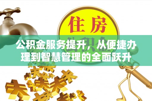 盐埕公积金服务提升，从便捷办理到智慧管理的全面跃升