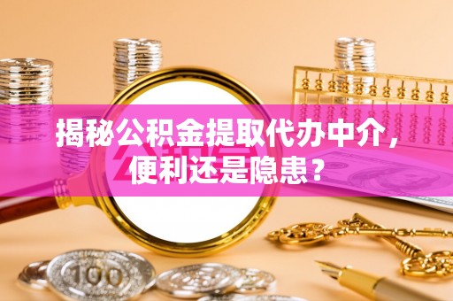 盐埕揭秘公积金提取代办中介，便利还是隐患？