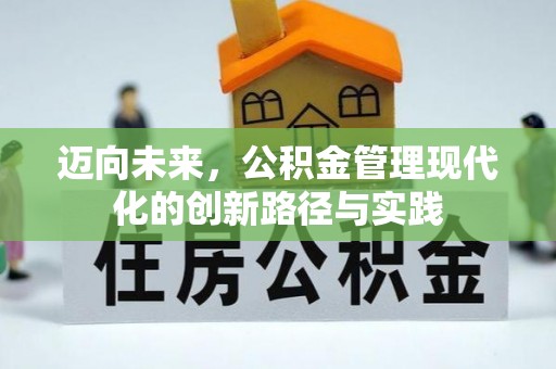 盐埕迈向未来，公积金管理现代化的创新路径与实践