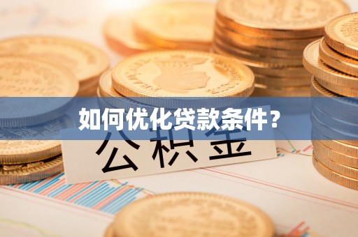 盐埕如何优化贷款条件？