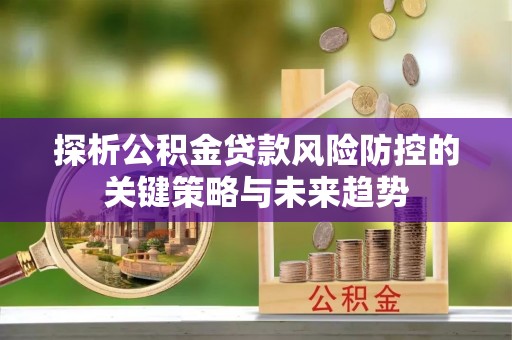 盐埕探析公积金贷款风险防控的关键策略与未来趋势