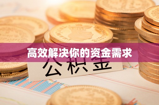 盐埕高效解决你的资金需求