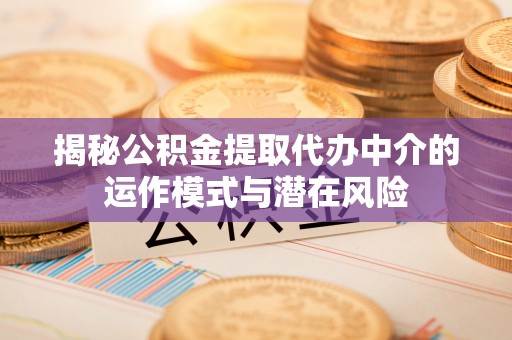 盐埕揭秘公积金提取代办中介的运作模式与潜在风险
