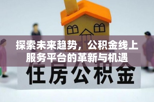 盐埕探索未来趋势，公积金线上服务平台的革新与机遇