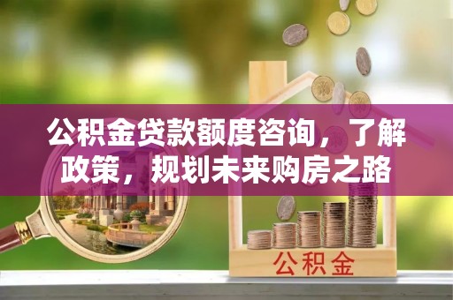 盐埕公积金贷款额度咨询，了解政策，规划未来购房之路