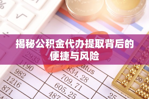 盐埕揭秘公积金代办提取背后的便捷与风险