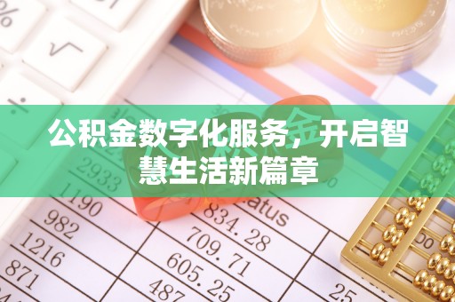 盐埕公积金数字化服务，开启智慧生活新篇章