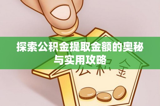 盐埕探索公积金提取金额的奥秘与实用攻略