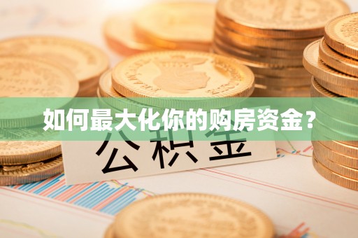 盐埕如何最大化你的购房资金？