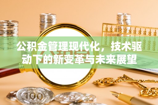 盐埕公积金管理现代化，技术驱动下的新变革与未来展望