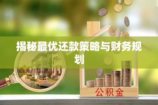 盐埕揭秘最优还款策略与财务规划