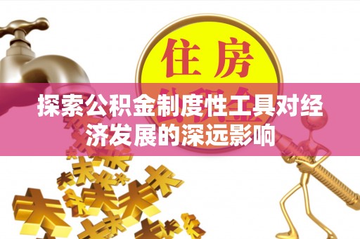 盐埕探索公积金制度性工具对经济发展的深远影响