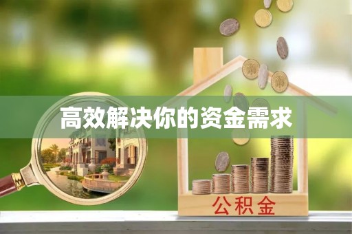 盐埕高效解决你的资金需求