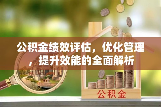 盐埕公积金绩效评估，优化管理，提升效能的全面解析