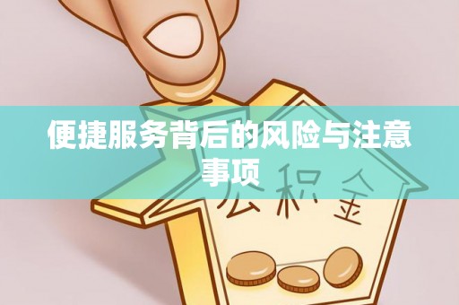 盐埕便捷服务背后的风险与注意事项